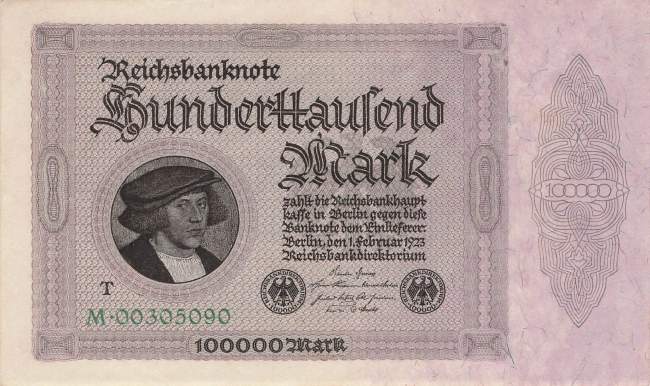 100000 Mark 1923 ro.82c M